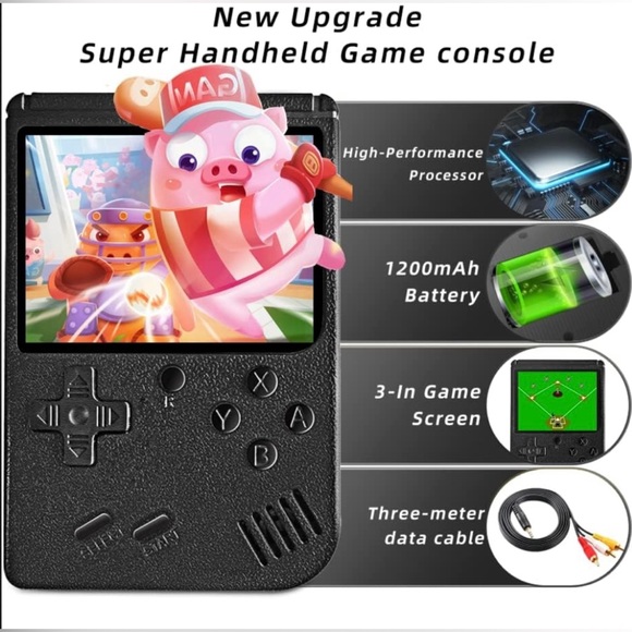 Handheld Console with 400 Classic FC Games - Portable, TV Connection Two-Player - Picture 8 of 8